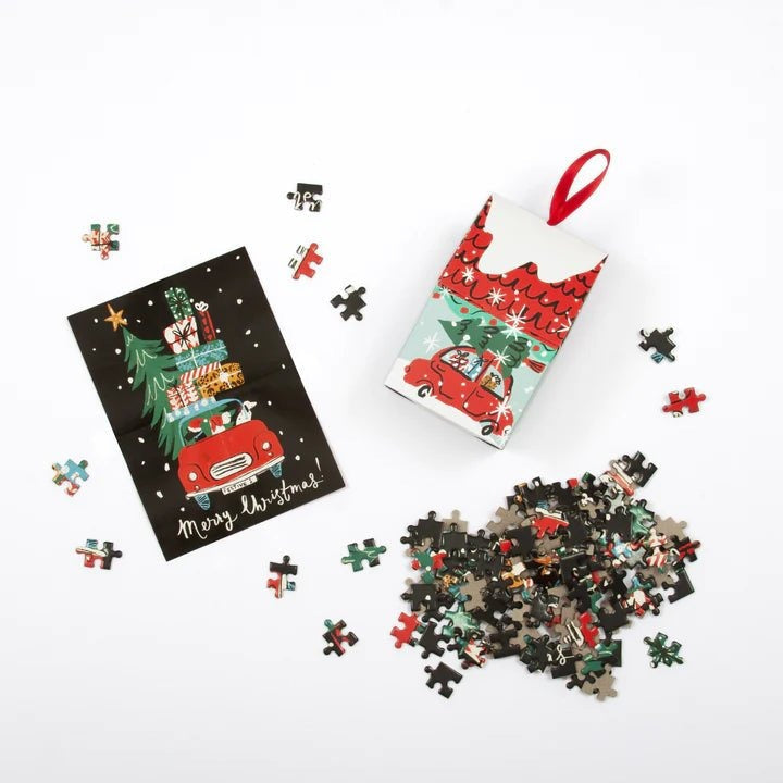 Christmas Car Puzzle Ornament