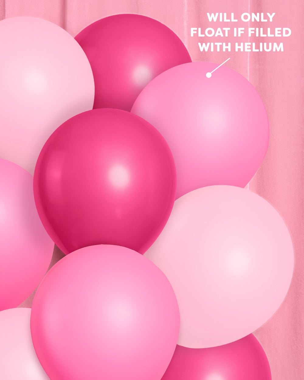 Pink Latex Balloon Pack