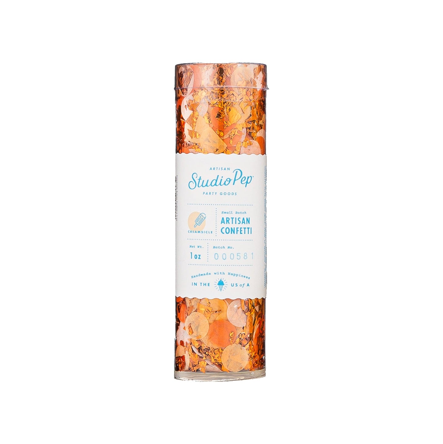 Orange Creamsicle Artisan Confetti