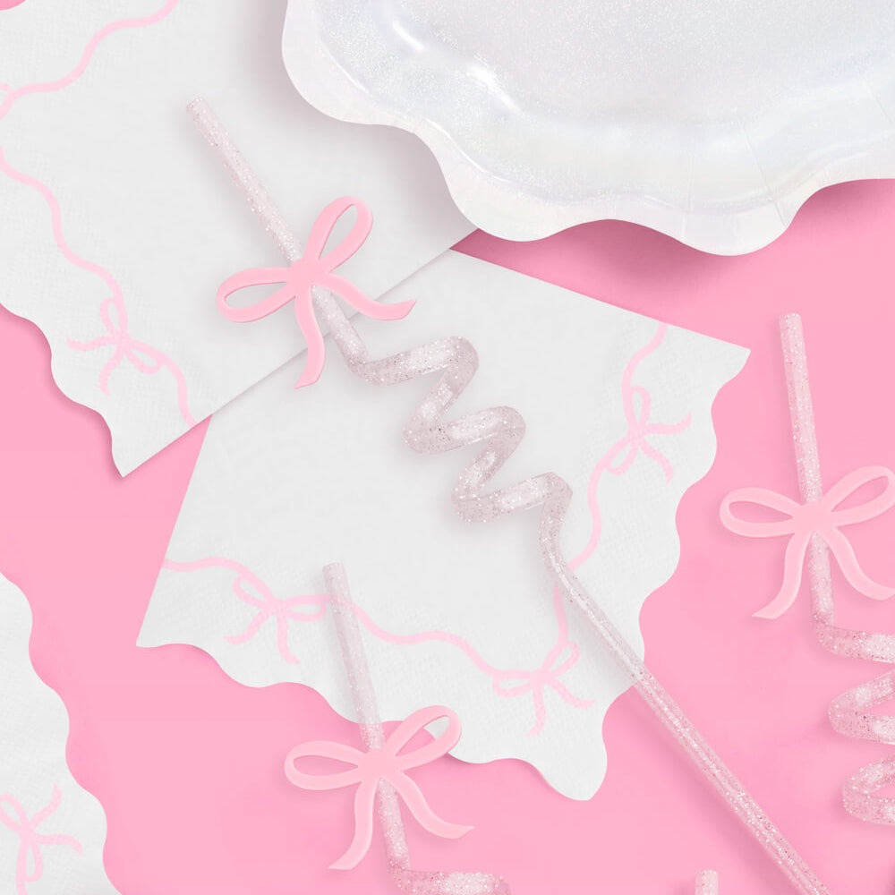 Tying the Knot Bow Straws