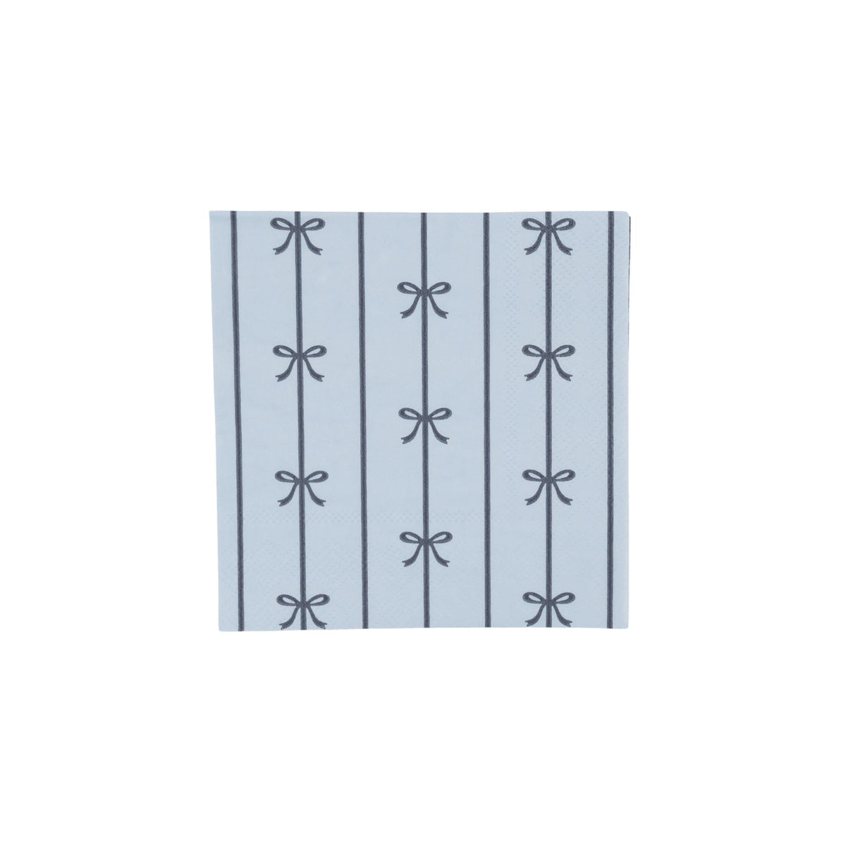 Sky Blue Signature Bow Small Napkins