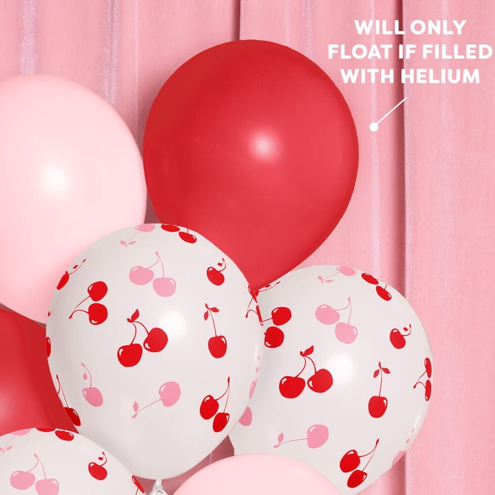Pink & Red Cherry Balloon Set
