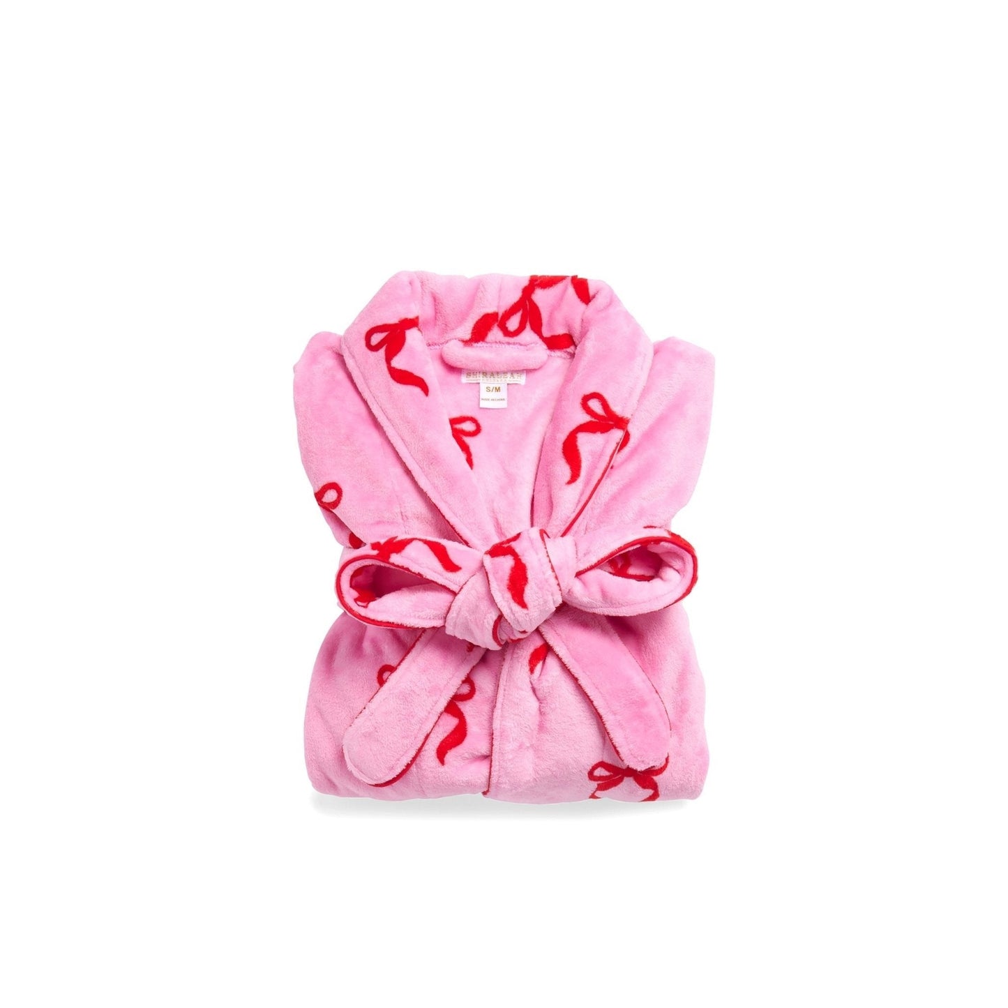 Pink & Red Bow Robe