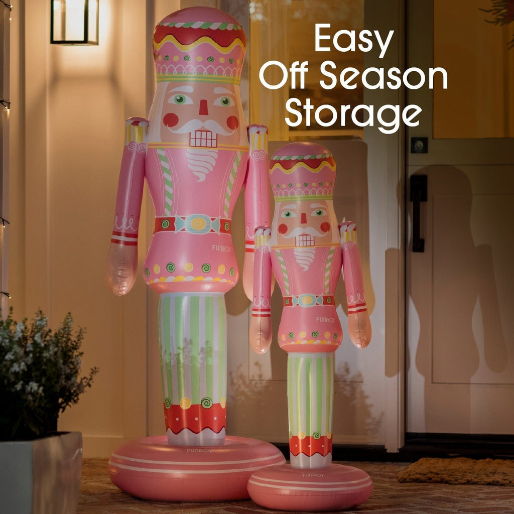 Small Inflatable Pink Nutcracker