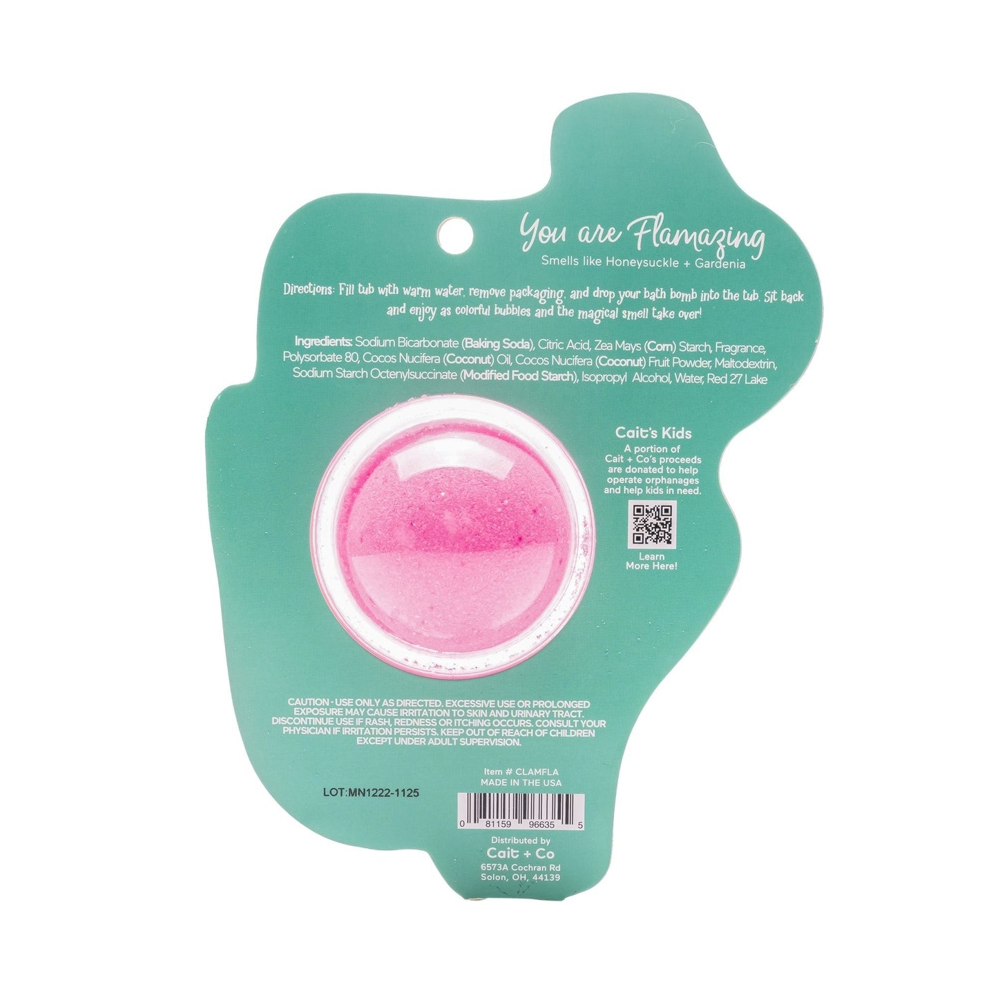 Flamingo Clamshell Bath Bomb