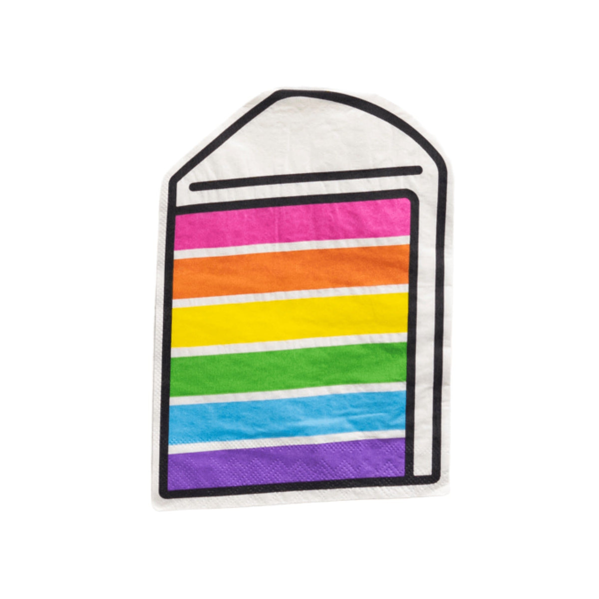 Sprinkles & Smiles Cake Slice Die Cut Napkins
