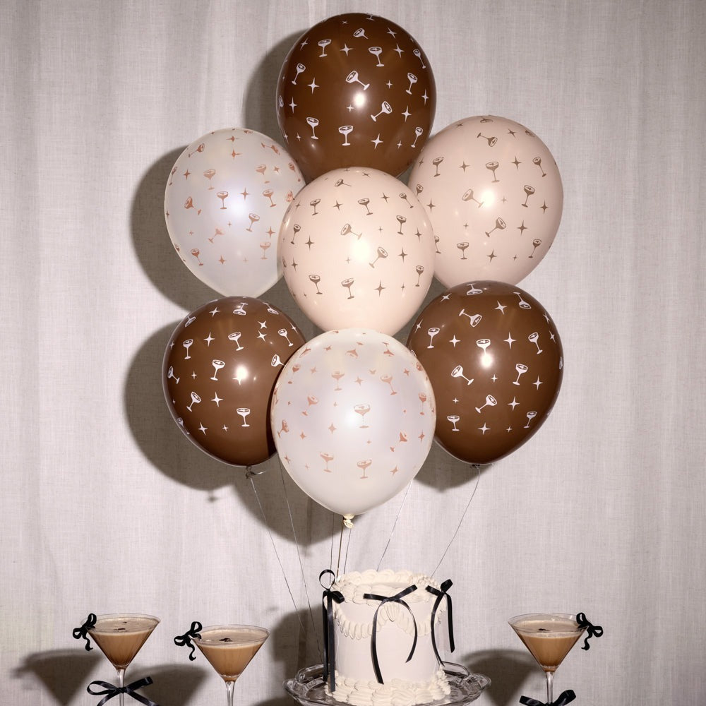 Espresso Martini Latex Balloon Set