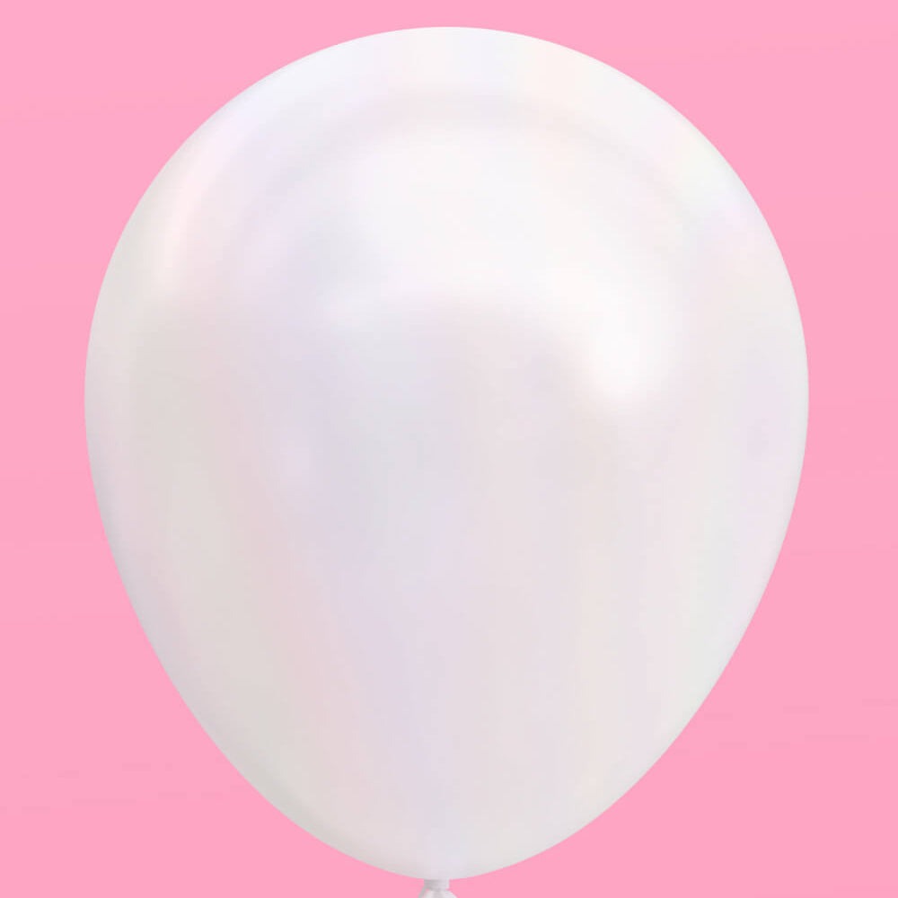 Blue, White & Silver Balloon Set