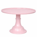 Large Petal Pink Pedestal Melamine Cake Stand