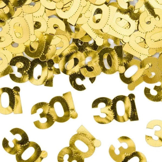 30! Gold Confetti