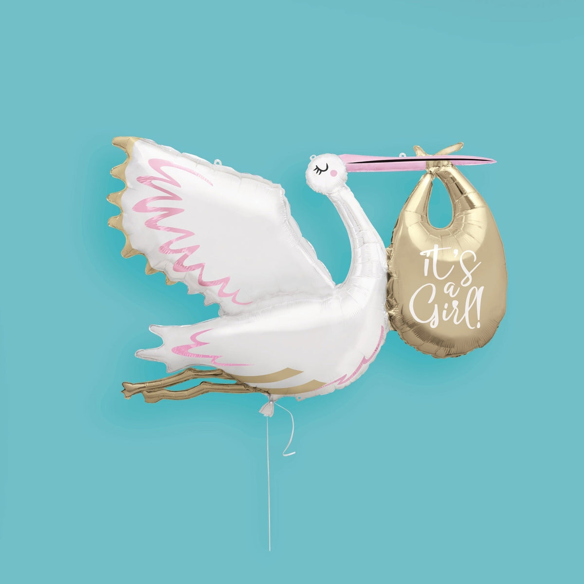 Its a Girl Stork Balloon