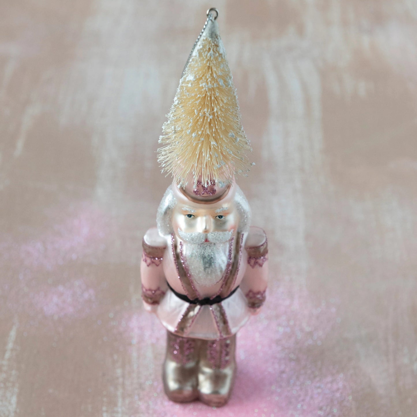 Hand-Painted Glass Soldier Ornament