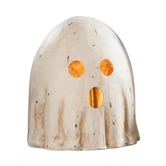 Bethany Lowe Surprised Ghost Luminary Medium Paper Mache