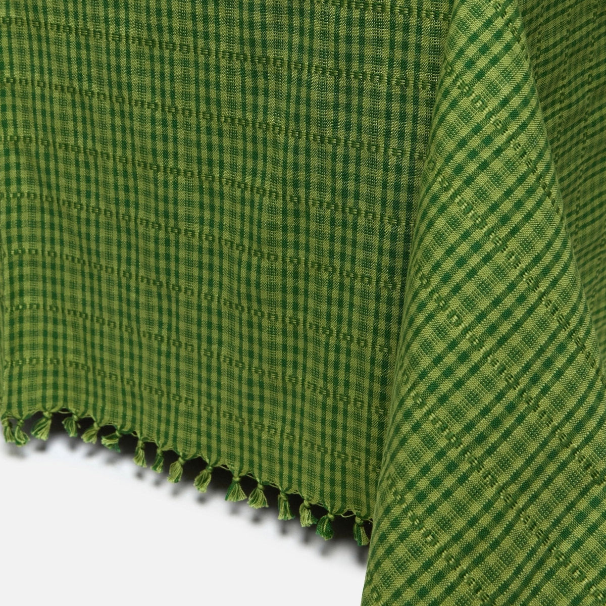 Two Toned Evergreen Tablecloth