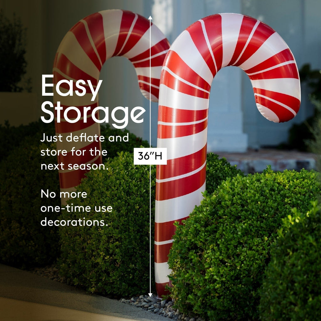 Inflatable Candy Canes