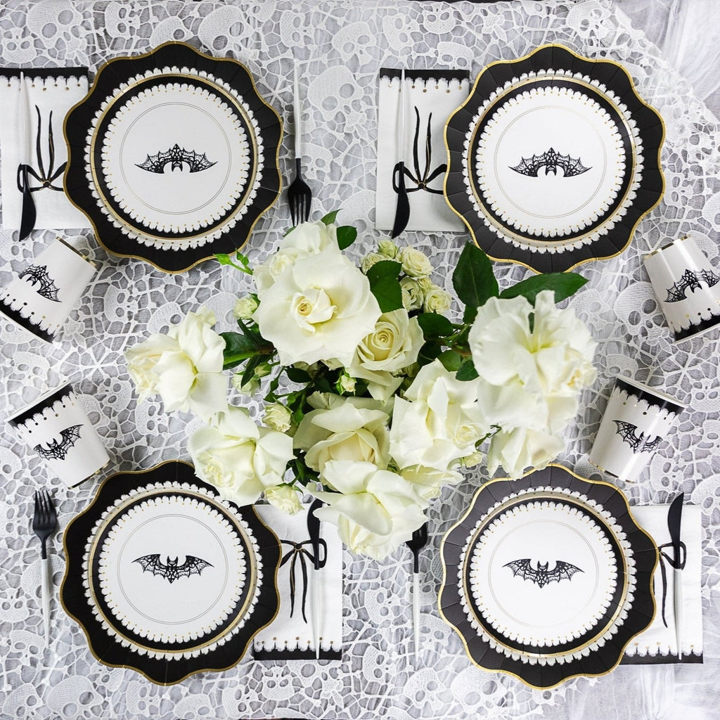 Elegant Halloween Guest Towels