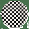 Black & White Signature Checker Large Plates