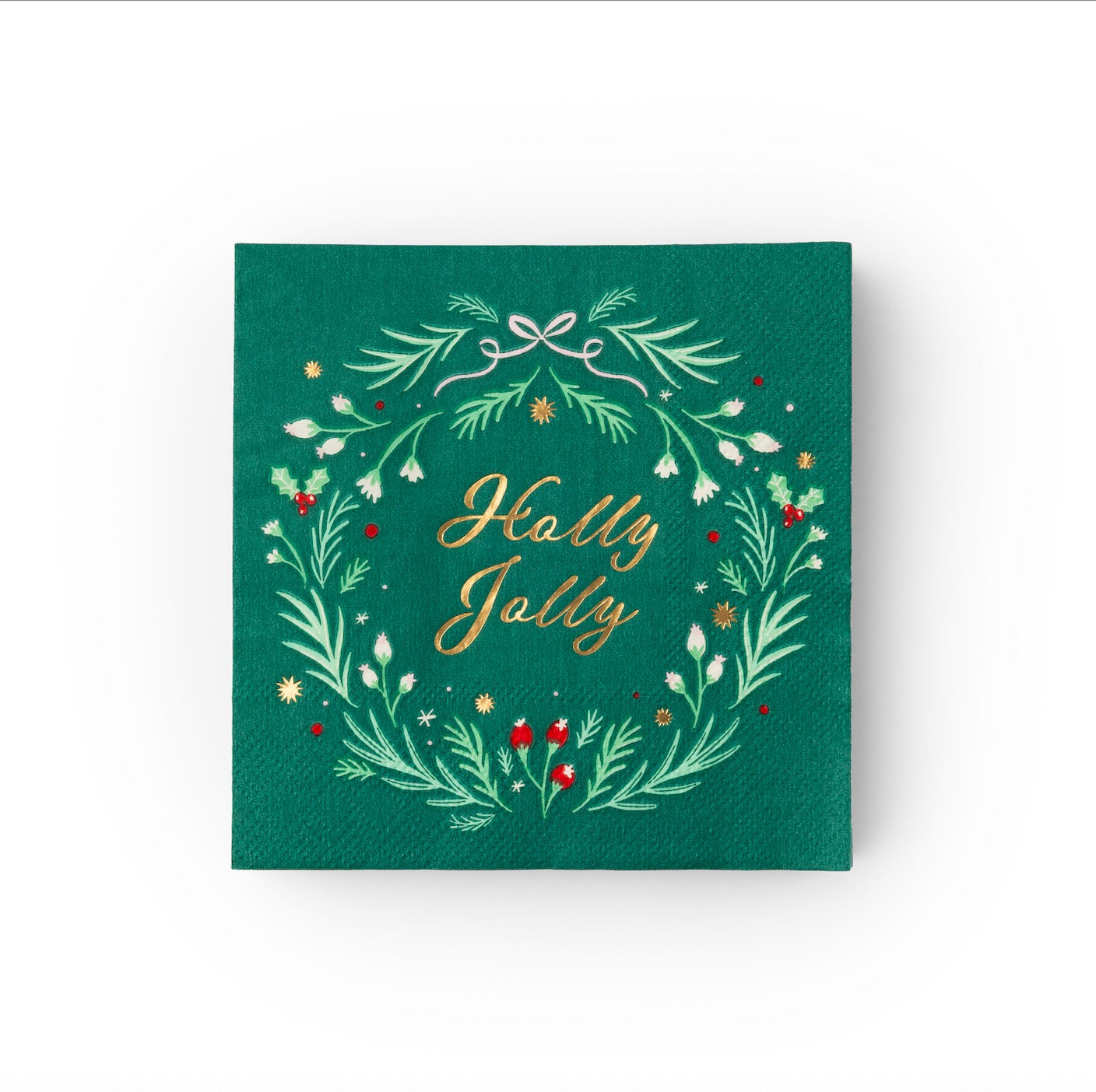Holly Jolly Christmas Cocktail Napkins