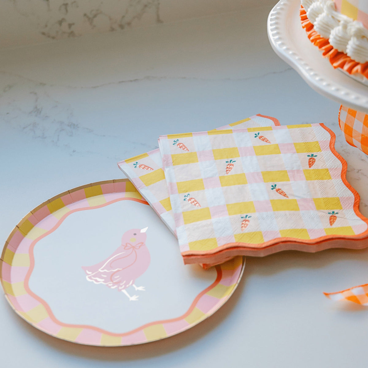 Sweet Carrot Easter Large Napkins