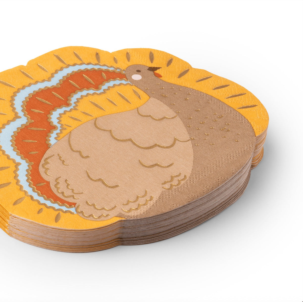 Charming Turkey Thanksgiving Napkins