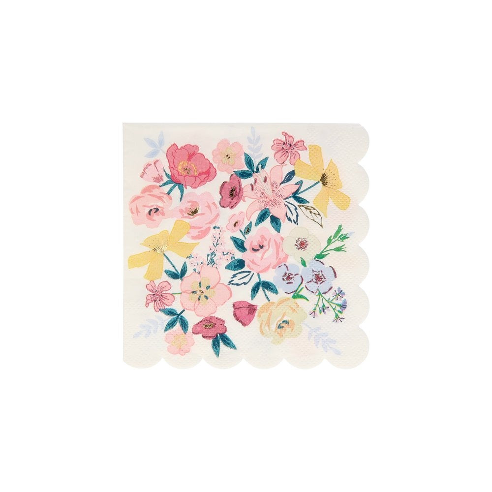 English Garden Floral Party Napkins