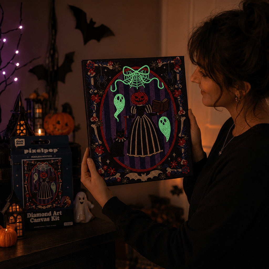 Headless Hostess Halloween Diamond Art Kit