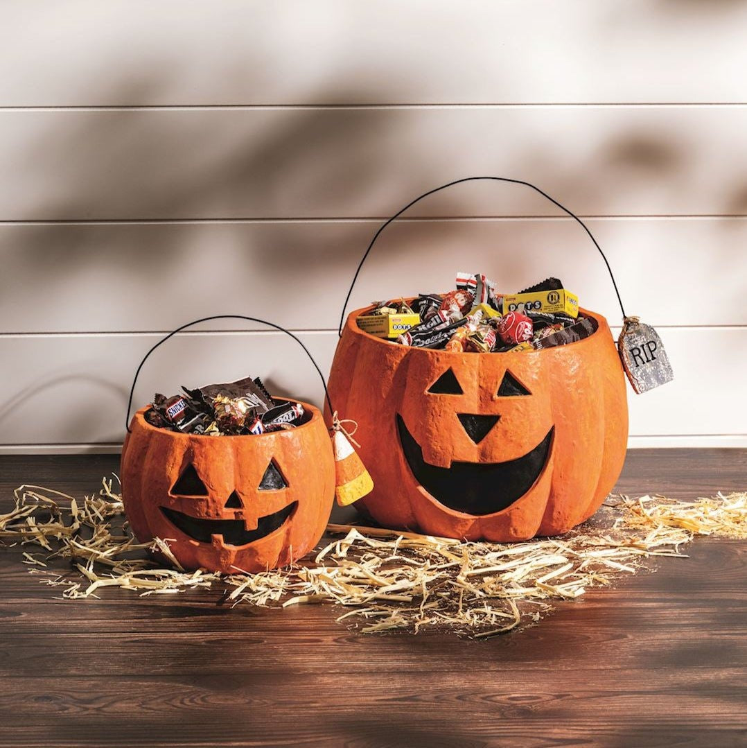 Jack-O-Lantern Treat Bucket Set