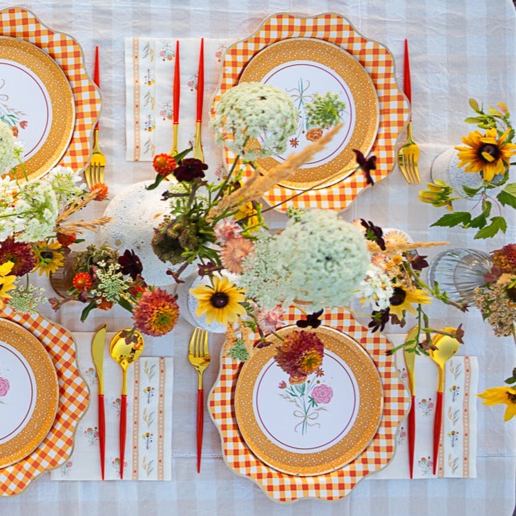Cozy Fall Florals Large Napkins
