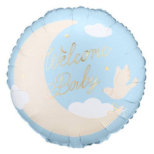 Welcome Baby Boy Foil Balloon