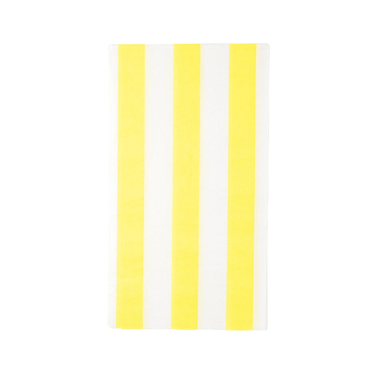 Soleil Yellow Cabana Stripe Guest Towels