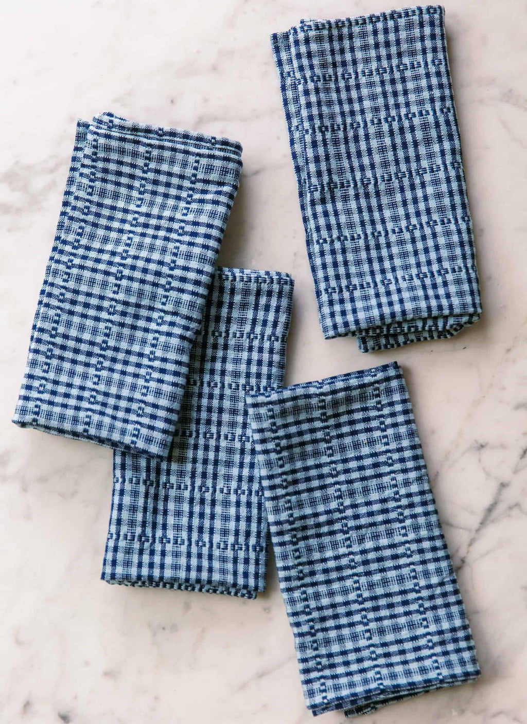 Soho Two Toned Indigo Blue Napkins