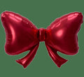 Red Bow Foil Balloon