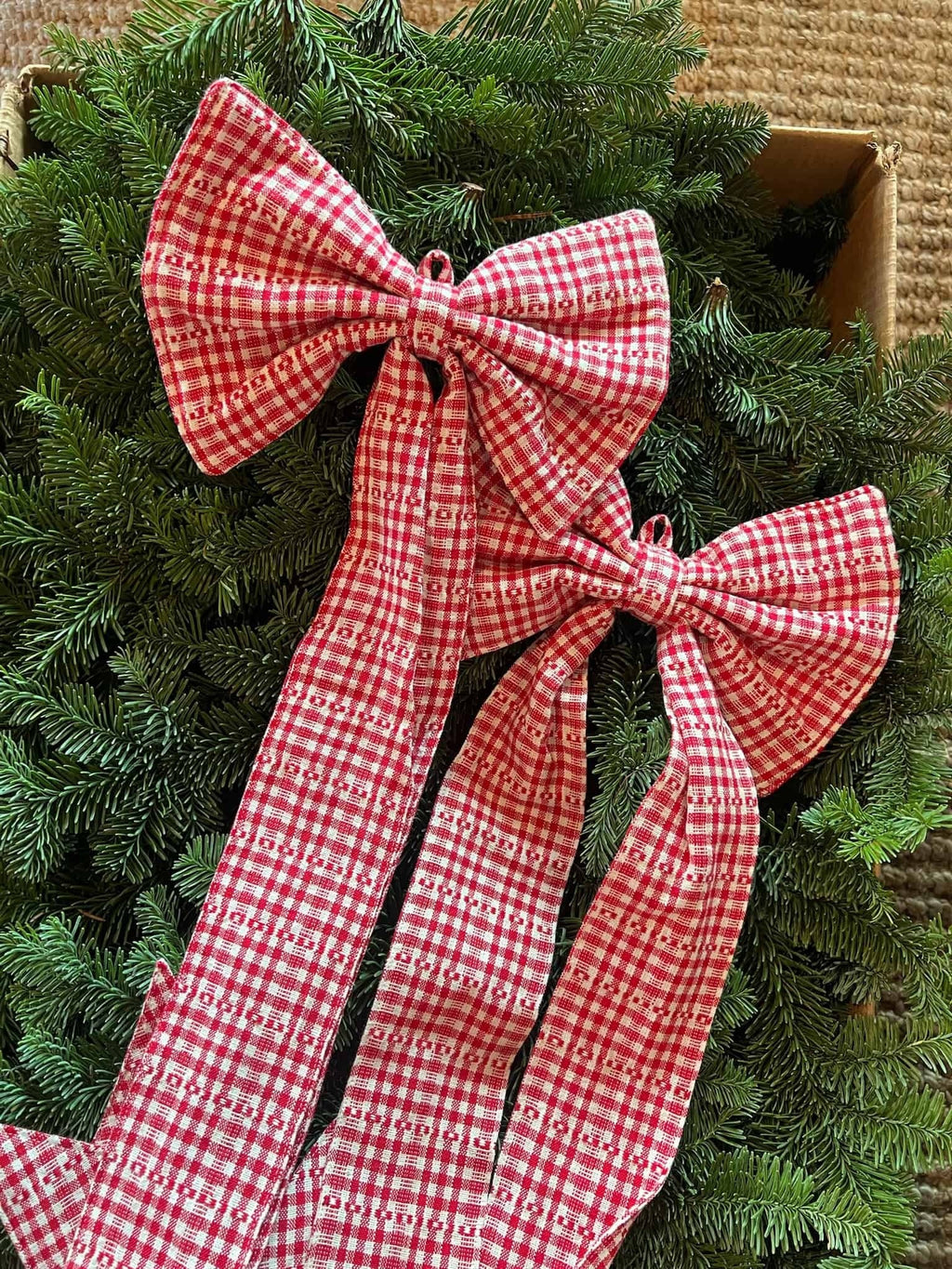 Soho Red Fabric Bow
