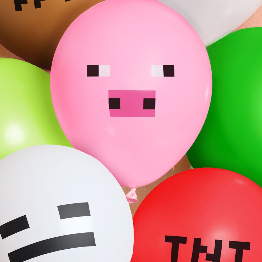 Minecraft Balloon Set
