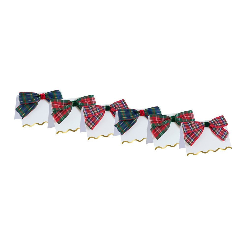 Plaid Place Cards