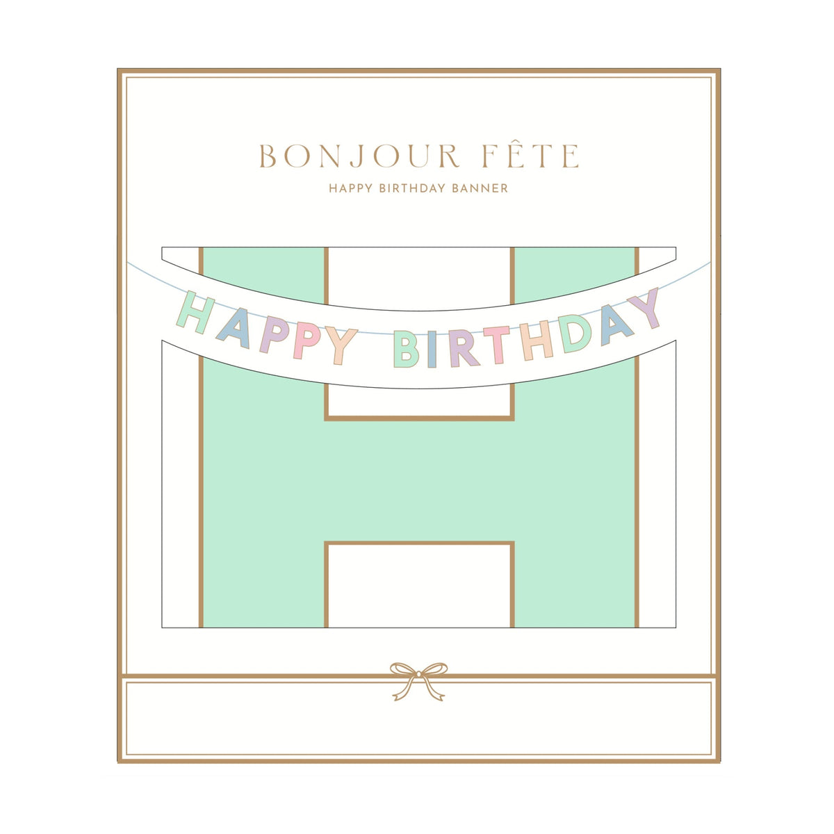 Pastel Happy Birthday Banner