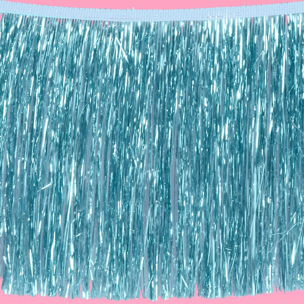 Blue Fringe Foil Banner