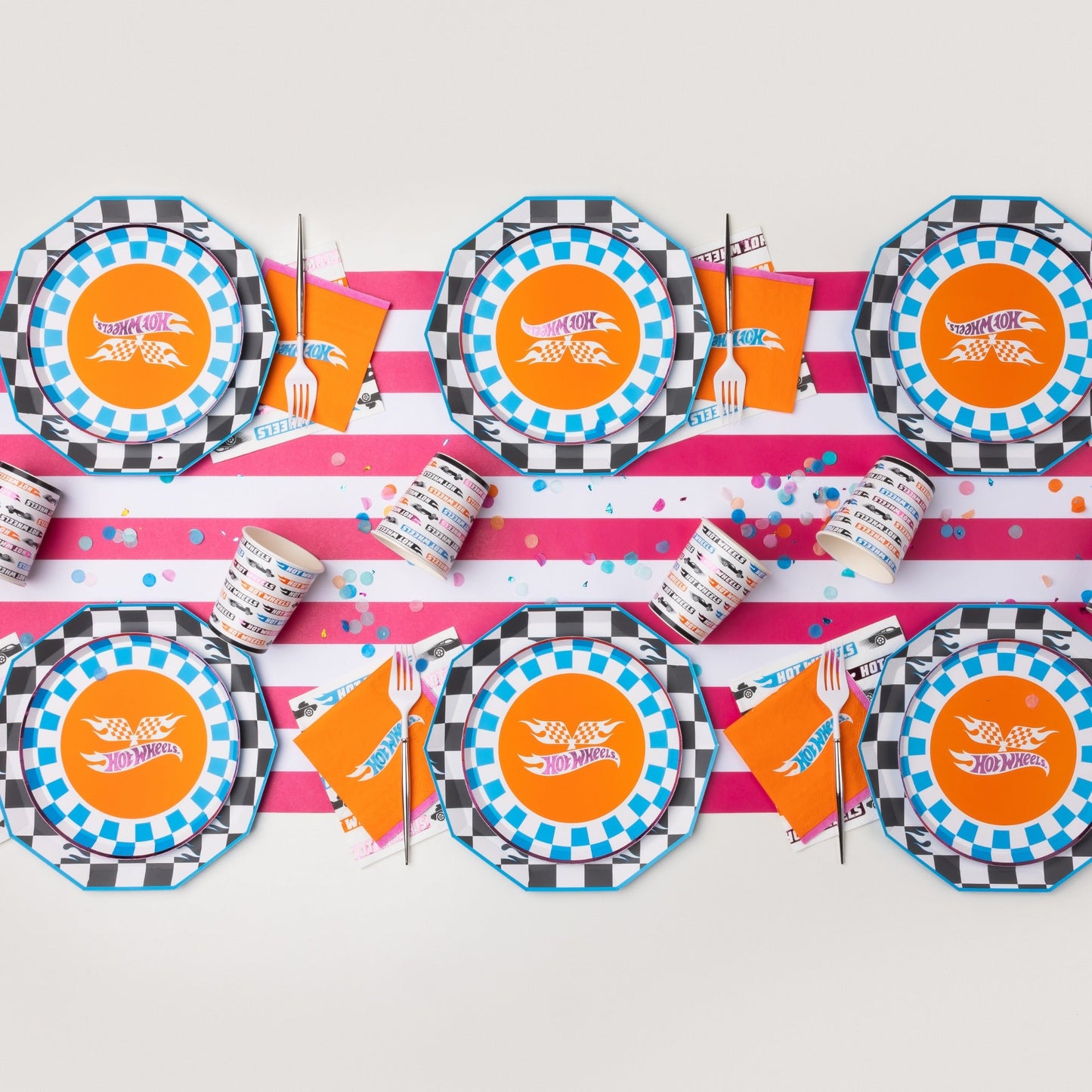 Haute Pink Signature Cabana Stripe Table Runner