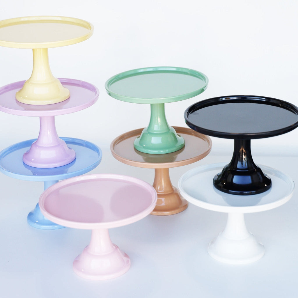 Small Latte Brown Melamine Cake Stand