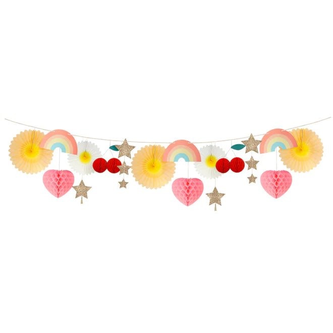 Fun Icon Honeycomb Garland