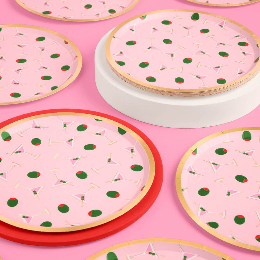 Martini Party Plates