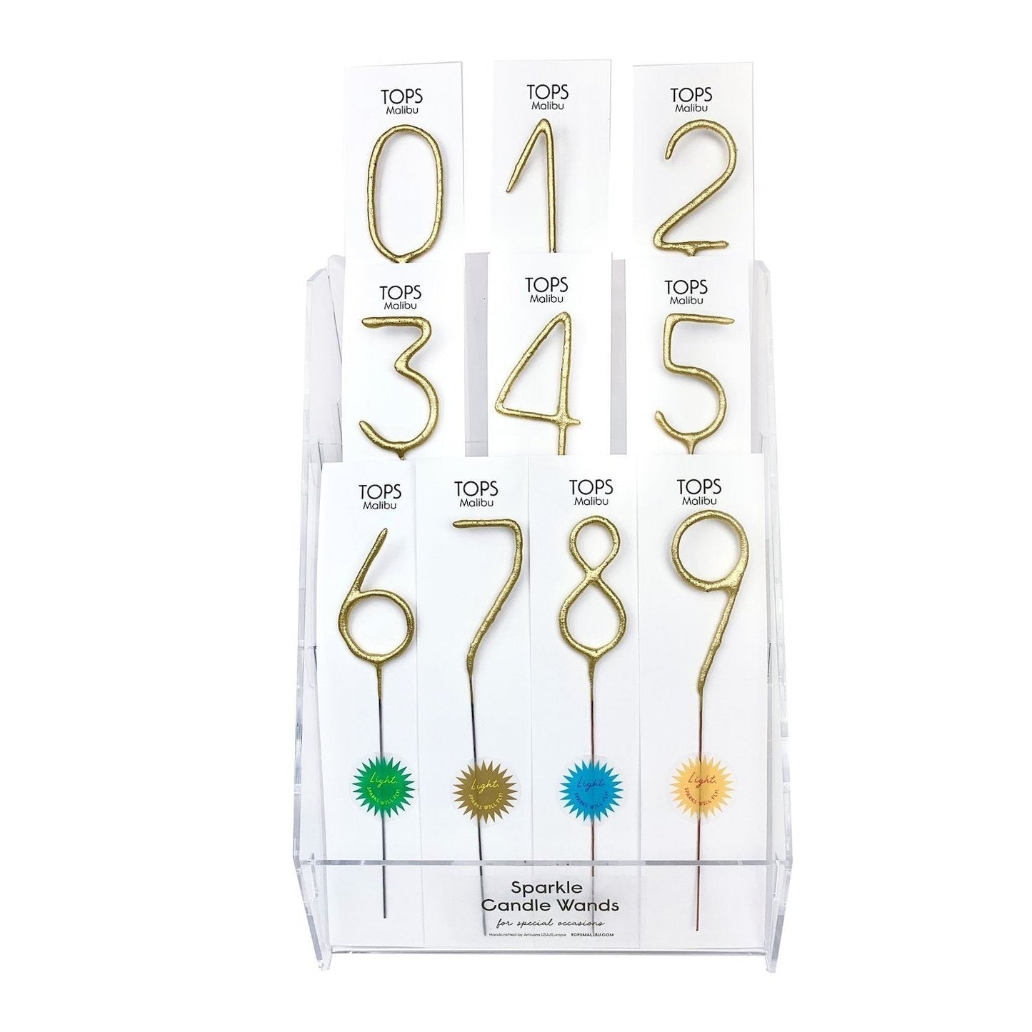 Gold Number Sparklers