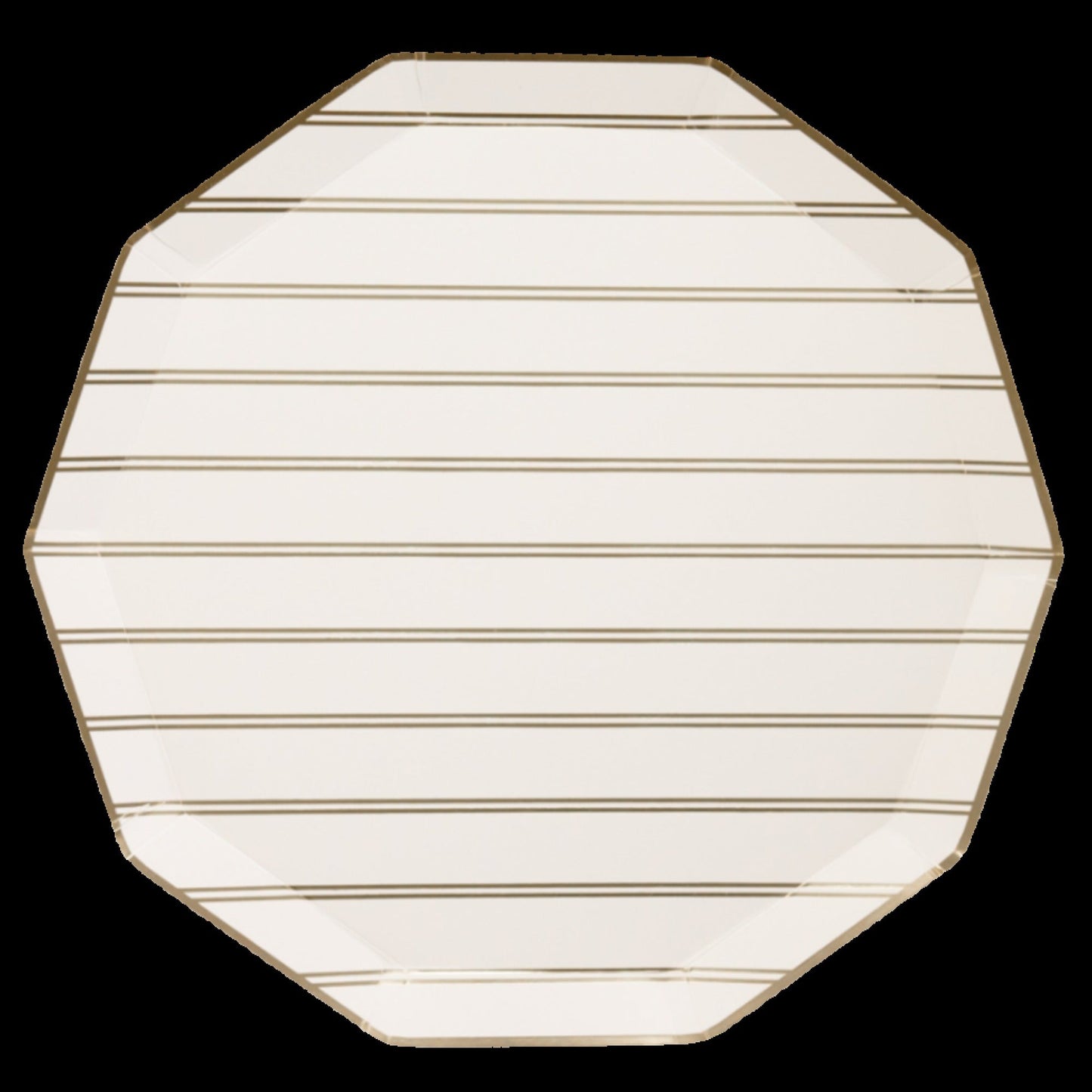 Gold Stripe Large Plates