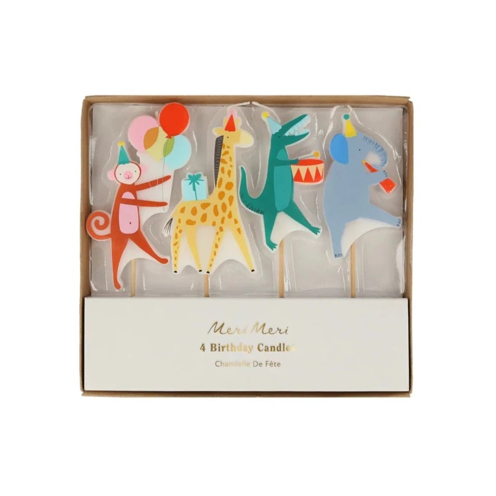 Circus Party Animal Candles