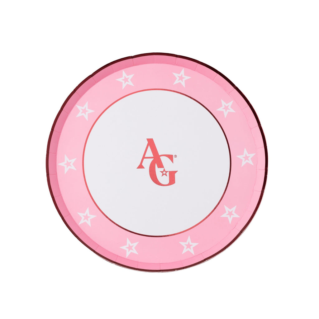 American Girl® X Bonjour Fete Pink Logo Small Plates