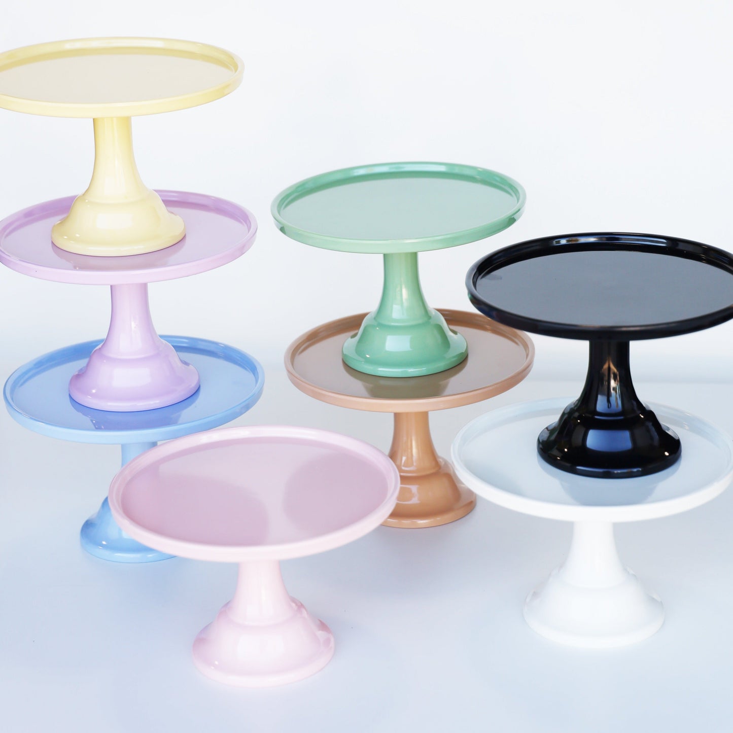 Small Wedgewood Blue Melamine Cake Stand