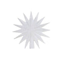 16 Point White Star Tree Topper by Cody Foster