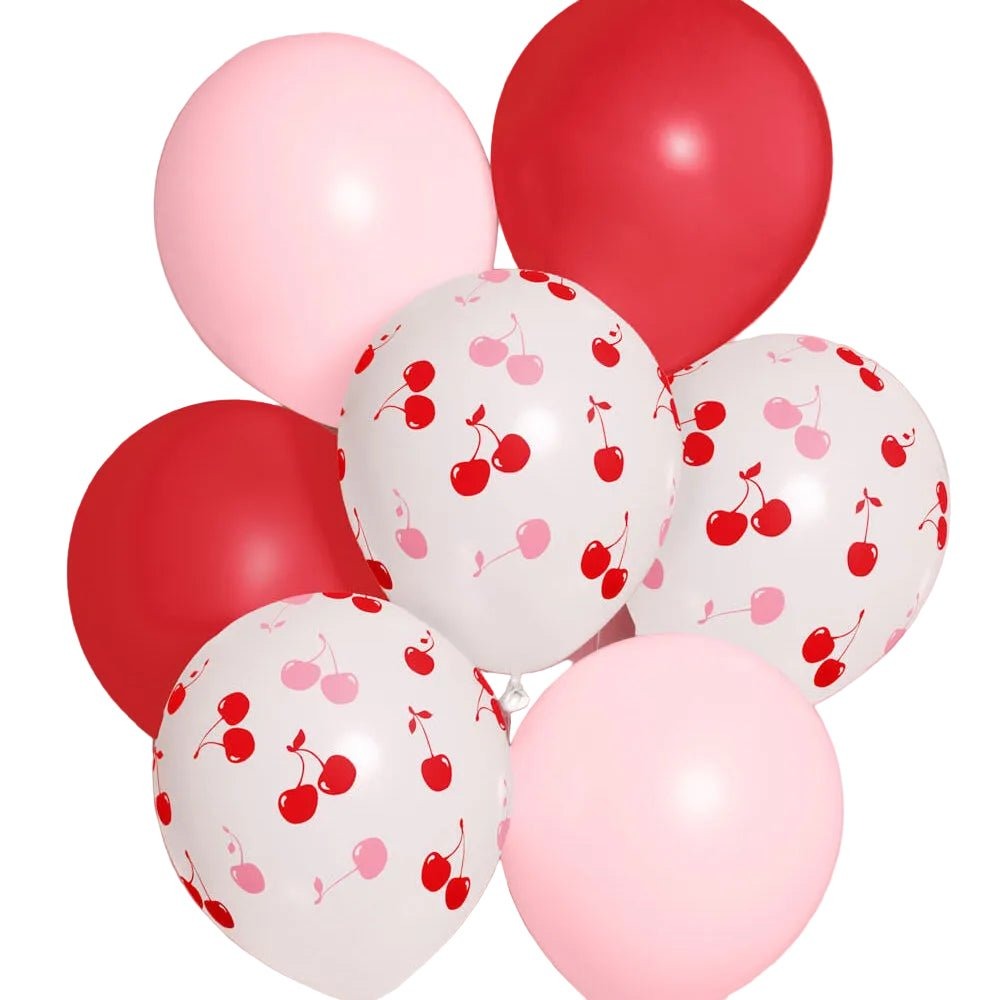 Pink & Red Cherry Balloon Set