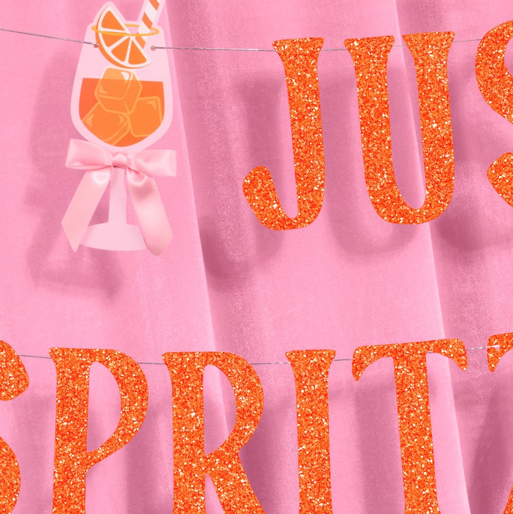 Just a Spritz Older Birthday Banner