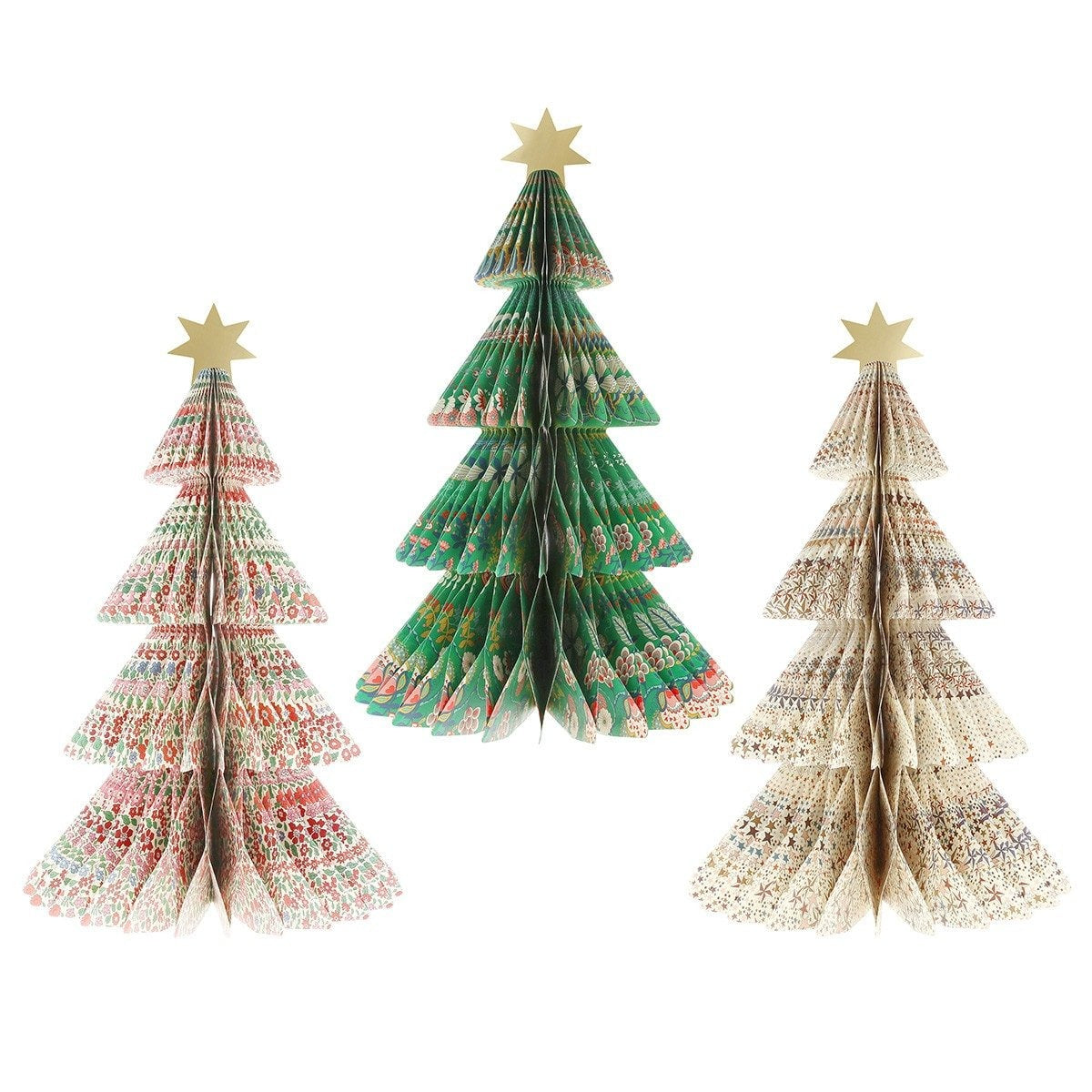Meri Meri x Liberty Paper Honeycomb Trees
